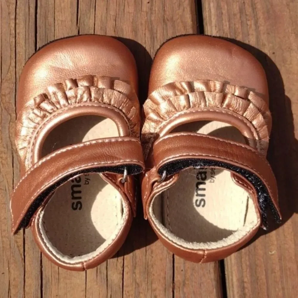 Smaller by See Kai Run Bronze Kristine Mary Jane Shoes Size 0-6 Months